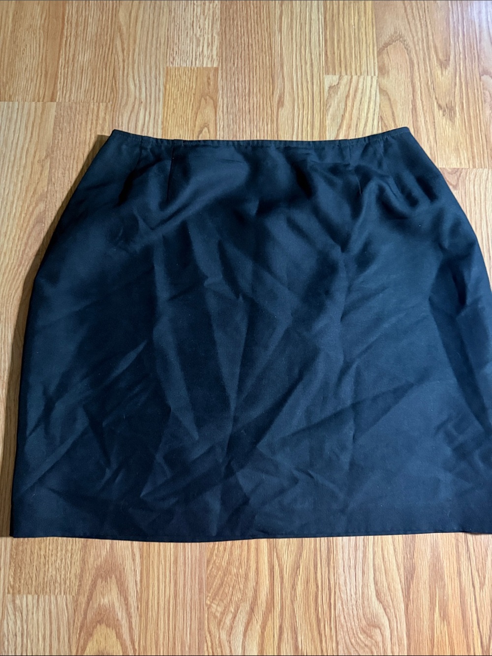 Vintage Emmanuel Ungaro Liberte Black Silk Skirt